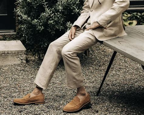 shoes for linen trousers.